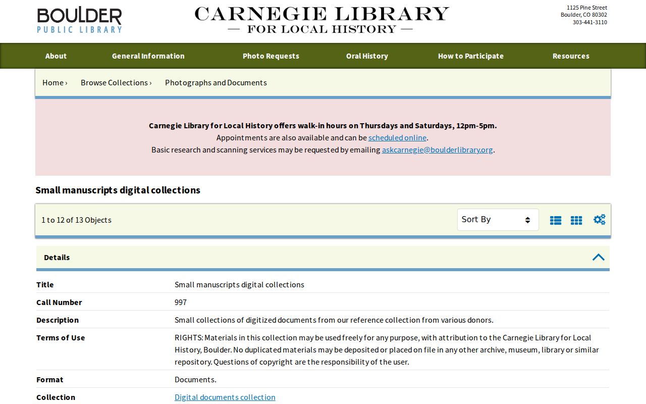 Louisville city directory digitized Boulder County index collection